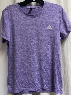Adidas Shirt Women's Size Medium Purple Golf Athletic Tee